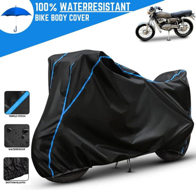 Amikan Waterproof Two Wheeler Cover for Yamaha(RX 100, Black)