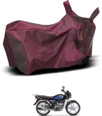 CODOKI Waterproof Two Wheeler Cover for Hero(MotoCorp Splendor Plus, Maroon)