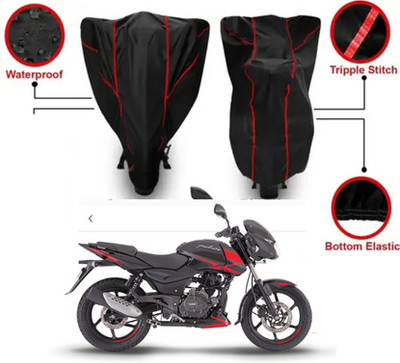 pocket bazar Waterproof Two Wheeler Cover for Bajaj(Pulsar 150, Black)