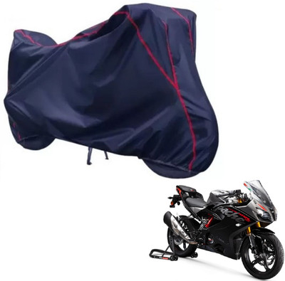 Car Life Two Wheeler Cover for TVS(Apache RTR 310, Blue, Red)