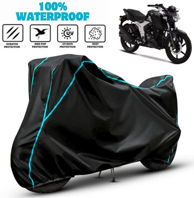 BOTAUTO Waterproof Two Wheeler Cover for TVS(Apache RTR 160, Blue)