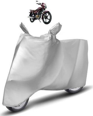 Caronix Two Wheeler Cover for TVS(Radeon, Silver)