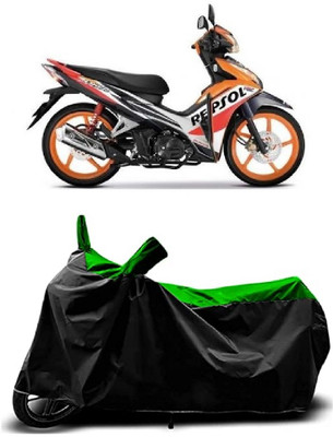 VESMEI Two Wheeler Cover for Honda(Blade 125, Green)