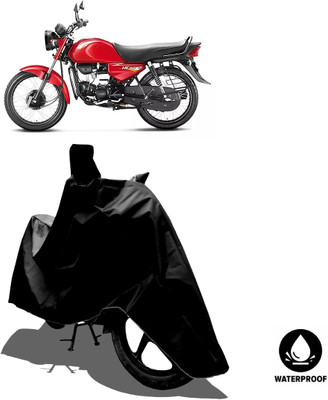 Amexride Waterproof Two Wheeler Cover for Hero(HF Dawn, Black)