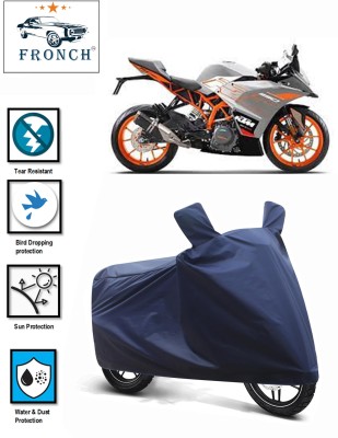 FRONCH Waterproof Two Wheeler Cover for KTM(RC 390, Blue)