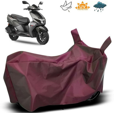 MMSSTAR Waterproof Two Wheeler Cover for TVS(Ntorq 125, Maroon)