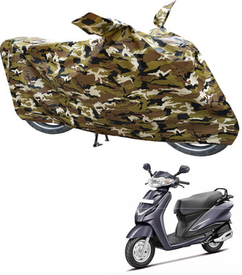 RiderShine Waterproof Two Wheeler Cover for Hero(Duet VX 110CC BS6, Multicolor)
