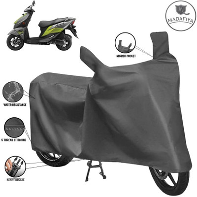 MADAFIYA Waterproof Two Wheeler Cover for Suzuki(Avenis 125, Grey)