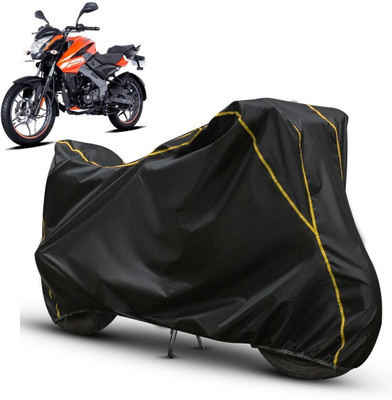 xodi Waterproof Two Wheeler Cover for Bajaj(Pulsar NS 200, Black, Yellow)