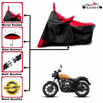 AASHTIK MART Two Wheeler Cover for Royal Enfield(Thunderbird 500, Red, Black)