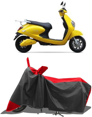 SPECTUS Two Wheeler Cover for Techo Electra(Electra 5S, Red)