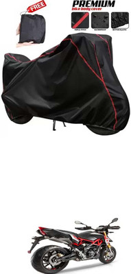 DeepShakshi AUTOMOTIVE Two Wheeler Cover for Aprilia(Dorsoduro 900, Black)