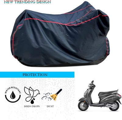 ANTHUB Waterproof Two Wheeler Cover for Honda(Activa 4G, Black)