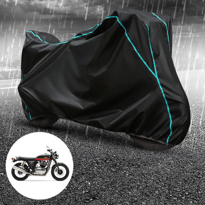 CODOKI Waterproof Two Wheeler Cover for Royal Enfield(Interceptor 650, Black)