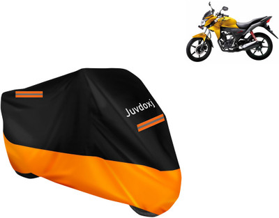 Juvdoxj Waterproof Two Wheeler Cover for Honda(CB Twister, Orange)