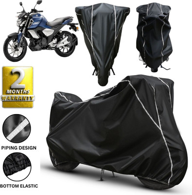Car Styling Waterproof Two Wheeler Cover for Yamaha(FZ, Black, White)