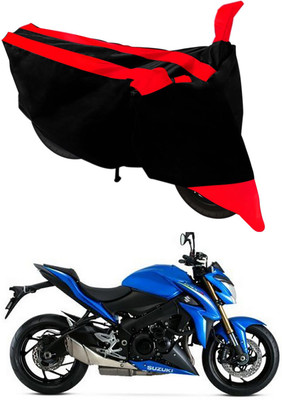 Mdstar Waterproof Two Wheeler Cover for Suzuki(GSX S1000, Red, Black)