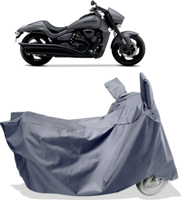 Amexride Two Wheeler Cover for Kinetic(Boss, Grey)