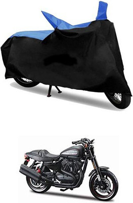 MMSSTAR Waterproof Two Wheeler Cover for Harley Davidson(Blue, Black)