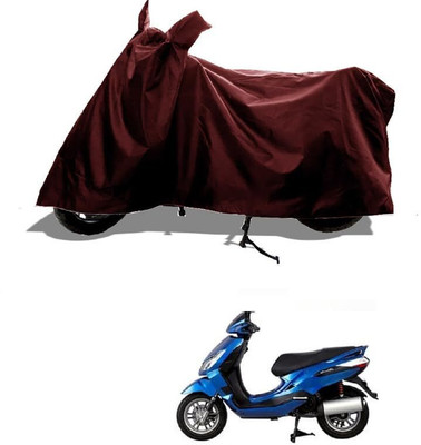AASHTIK MART Two Wheeler Cover for Bajaj(Kristal, Maroon)