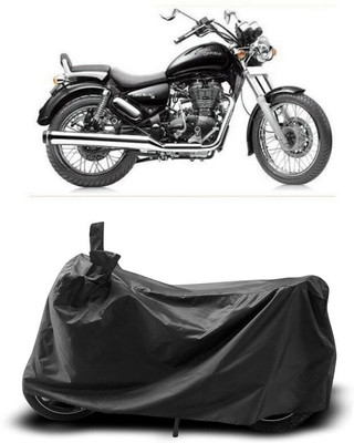 AASHTIK MART Two Wheeler Cover for Royal Enfield(Thunderbird 500, Black)