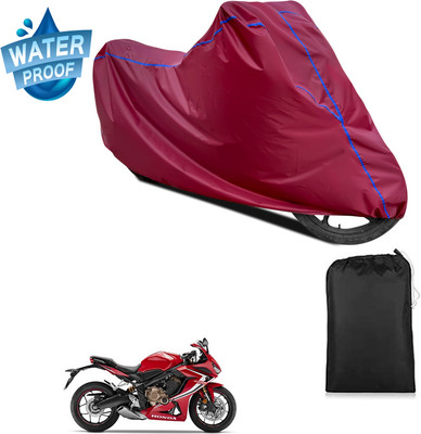 PAGORA Waterproof Two Wheeler Cover for Honda(CBR650R, Maroon)
