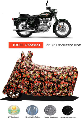 Amexride Two Wheeler Cover for Royal Enfield(Standardv, Multicolor)
