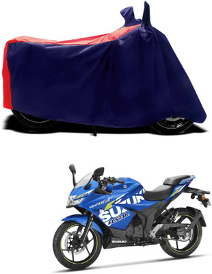 PAGORA Waterproof Two Wheeler Cover for Suzuki(Gixxer SF 150, Red)