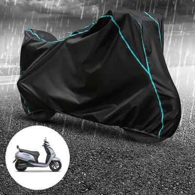 CODOKI Waterproof Two Wheeler Cover for TVS(iQube Electric, Black)
