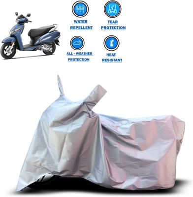 CODOKI Waterproof Two Wheeler Cover for Honda(Activa 125, Silver)