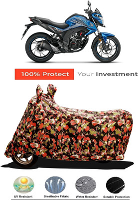 Amexride Two Wheeler Cover for Honda(CB Hornet 160R, Multicolor)