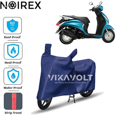 NOIREX Waterproof Two Wheeler Cover for Yamaha(Fascino, Blue)