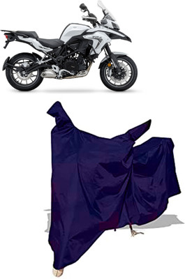 Amexride Two Wheeler Cover for Benelli(TRK 502, Blue)