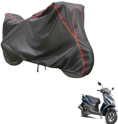 Love Me Two Wheeler Cover for Honda(Dio, Grey, Red)