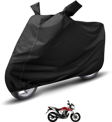 Auto Hub Waterproof Two Wheeler Cover for Honda(Dazzler, Black)