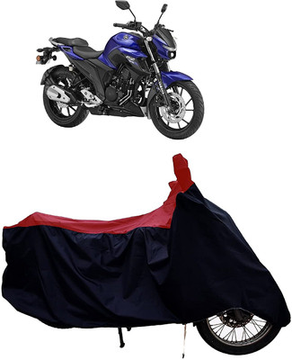 KEDIT Two Wheeler Cover for Yamaha(FZ25 BS6, Red, Black)