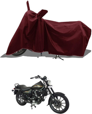DeepShakshi AUTOMOTIVE Waterproof Two Wheeler Cover for Bajaj(Avenger 220 Street, Maroon)
