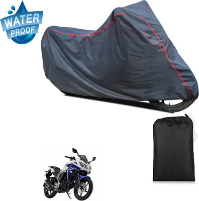 PAGORA Waterproof Two Wheeler Cover for Yamaha(Fazer-250 BS6, Grey)