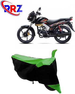 RRZ Waterproof Two Wheeler Cover for Mahindra(Centuro XT, Black, Green)