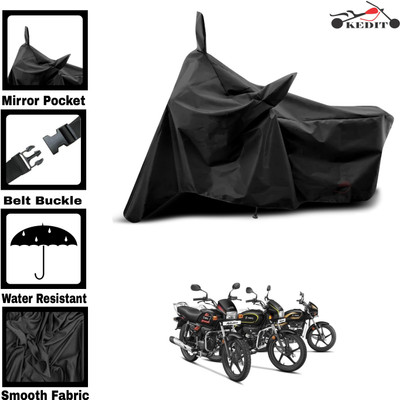 AASHTIK MART Two Wheeler Cover for Hero(Splendor Plus, Black)