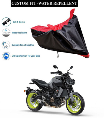 PAGORA Waterproof Two Wheeler Cover for Yamaha(MT 9, Red)
