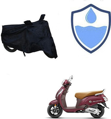 DeepShakshi AUTOMOTIVE Waterproof Two Wheeler Cover for Suzuki(Access SE, Black)