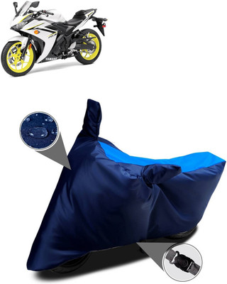 CODOKI Waterproof Two Wheeler Cover for Yamaha(YZF R3, Blue)
