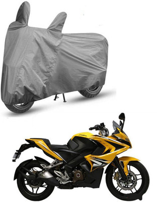 MMSSTAR Waterproof Two Wheeler Cover for Bajaj(Pulsar RS 200, Grey)