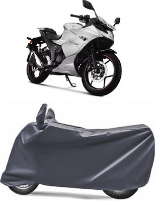 V VINTON Two Wheeler Cover for Suzuki(Gixxer SF, Grey)