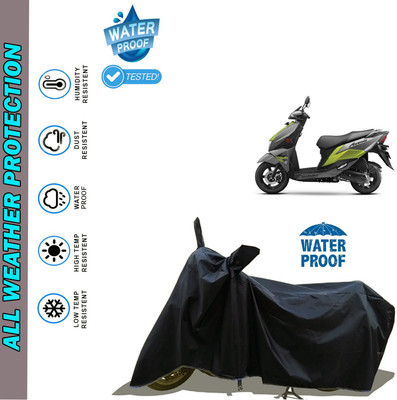 AutoGalaxy Waterproof Two Wheeler Cover for Suzuki(Avenis 125, Black)