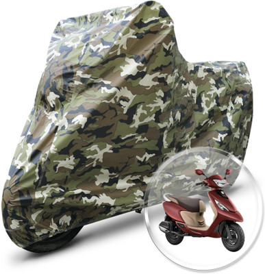 Neodrift Two Wheeler Cover for TVS(Scooty Zest 110, Green)