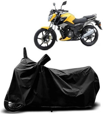 RAAMKM Waterproof Two Wheeler Cover for TVS(Raider, Black)