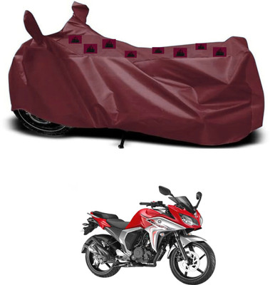 ZEDTEEK Waterproof Two Wheeler Cover for Yamaha(Fazer, Maroon)