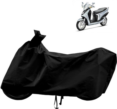 Horseyaart Waterproof Two Wheeler Cover for Hero(Leap Hybrid SES BS6, Black)